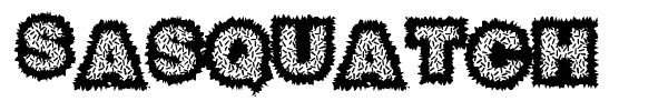 Sasquatch font