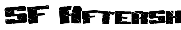 SF Aftershock Debris font