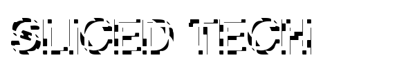 Sliced Tech font