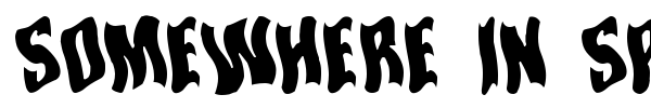 Somewhere In Space font