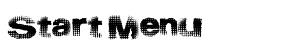 Start Menu font