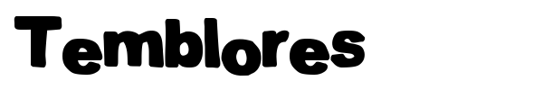 Temblores font