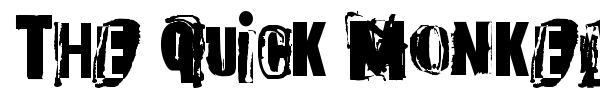 The quick monkey font
