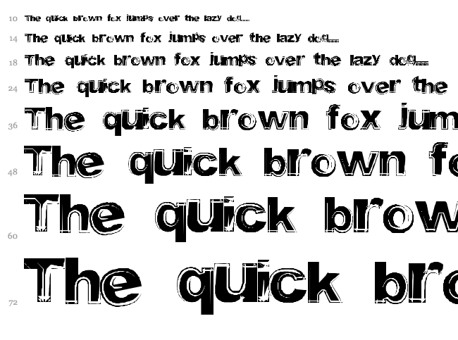 Timeportal font waterfall