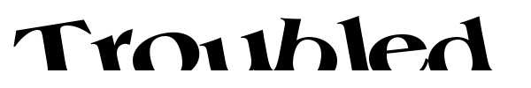 Troubled Genius font