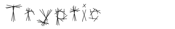 Tryptic font