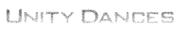 Unity Dances font