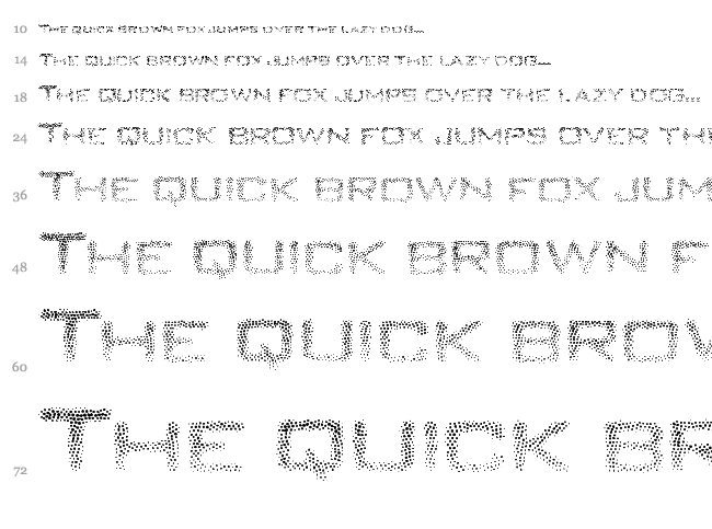 Unity Dances font waterfall