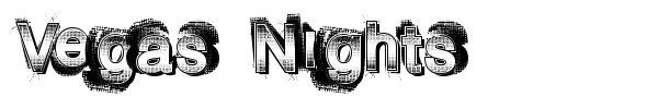 Vegas Nights font
