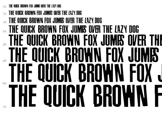 Vinyl Stickons font waterfall