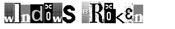 Windows Broken font