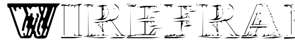 Wireframe Davenport font