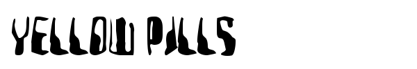 Yellow Pills font