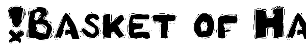 !Basket of Hammers font