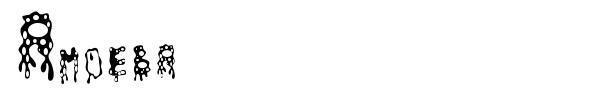 Amoeba font