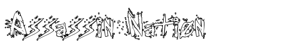 Assassin Nation font