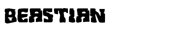 Beastian font preview