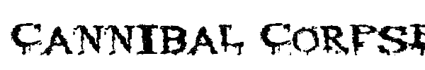Cannibal Corpse font