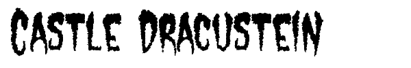 Castle Dracustein font