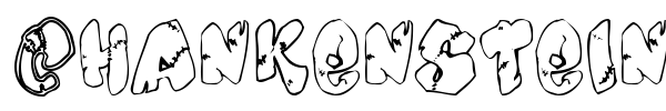 Chankenstein font