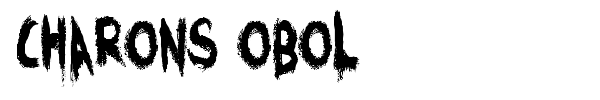 Charons Obol font