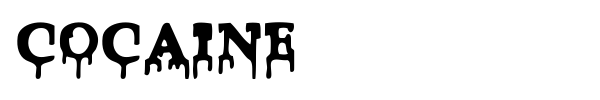 Cocaine font