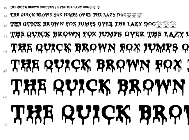 Cocaine font waterfall