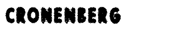 Cronenberg font