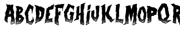 Curse of the Zombie font