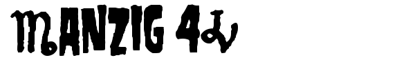Danzig 4P font