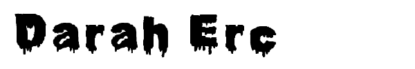 Darah Erc font