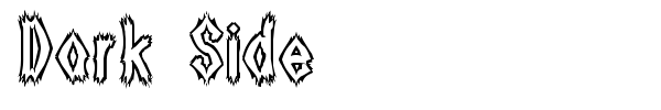 Dark Side font