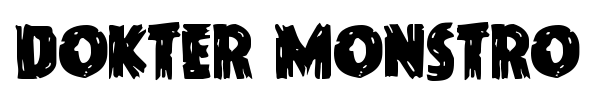 Dokter Monstro font preview