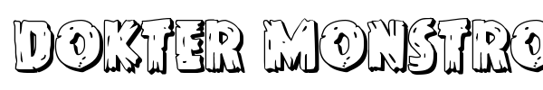 Dokter Monstro font preview