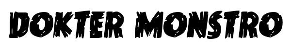 Dokter Monstro font preview