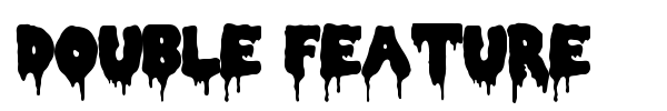 Double Feature font