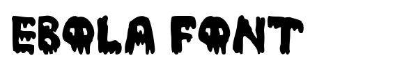 Ebola Font font