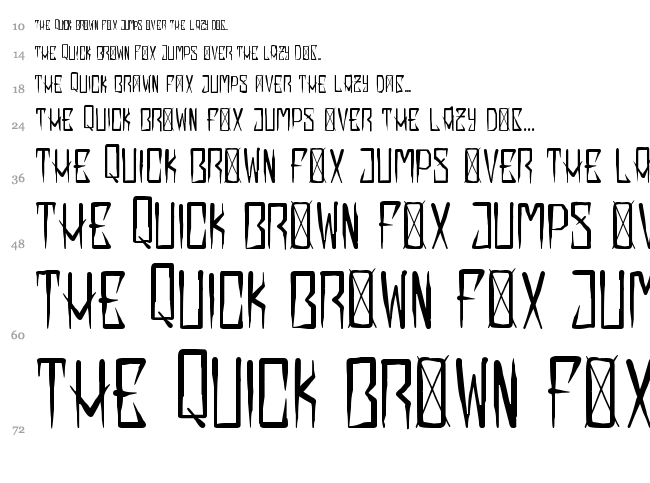 Extrakrebel 1987 font waterfall