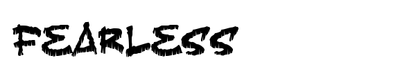 Fearless font