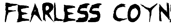 Fearless Coyne font