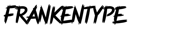 Frankentype font