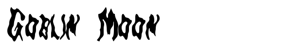 Goblin Moon font