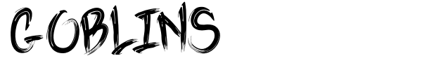 Goblins font preview