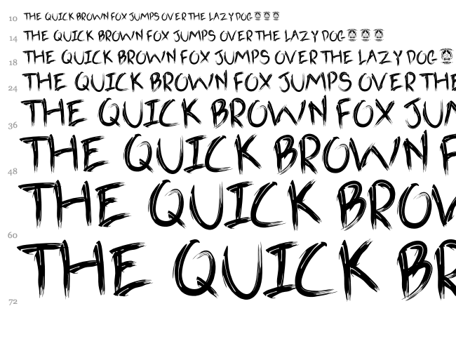 Goblins font waterfall