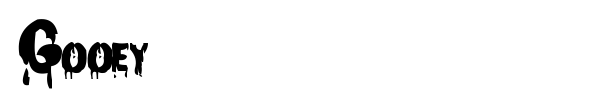 Gooey font