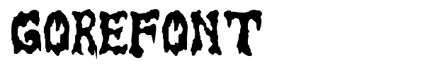 GoreFont font