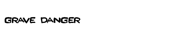 Grave Danger font