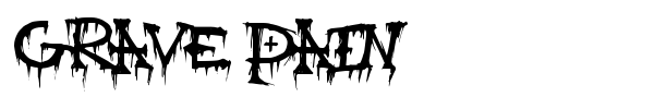 Grave Pain font