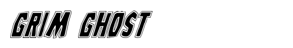 Grim Ghost font preview