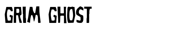 Grim Ghost font preview